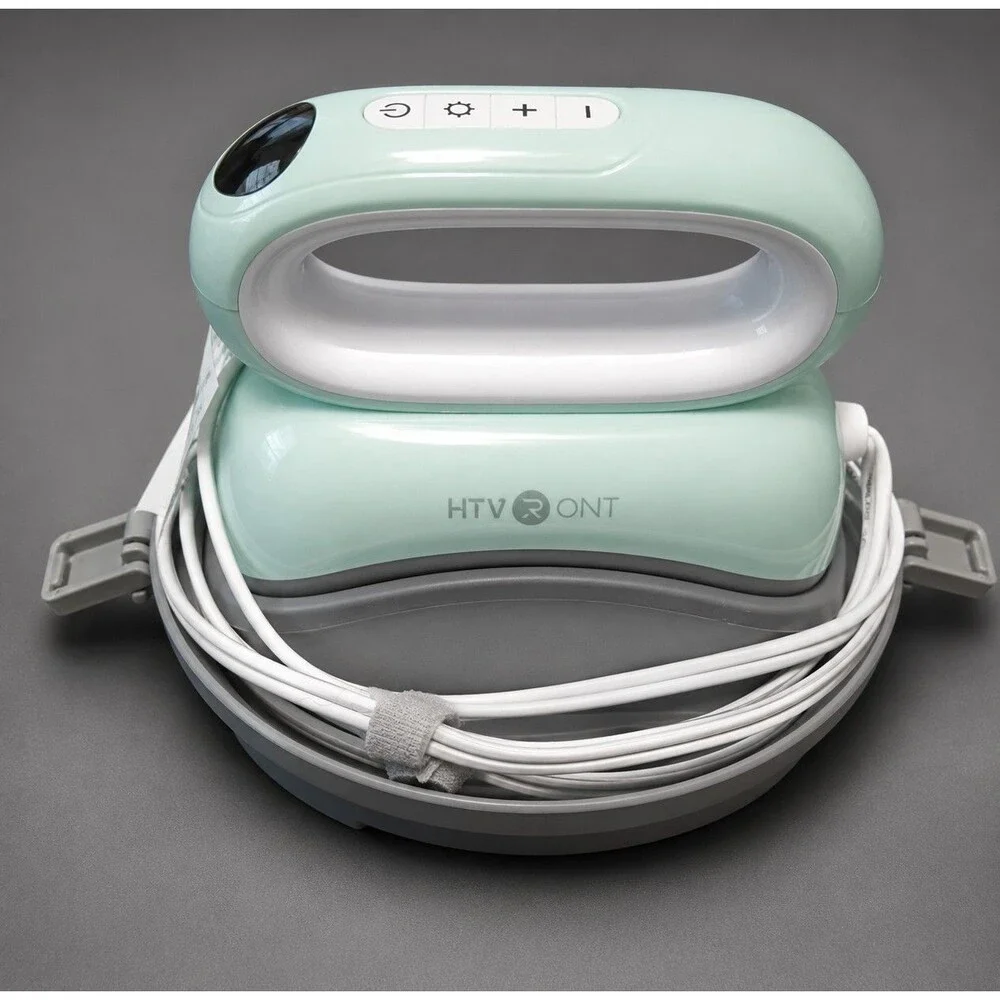 HTVRONT Hat Heat Press Machine Complete Set Mint Green w/ Carry Bag - Picture 2 of 2
